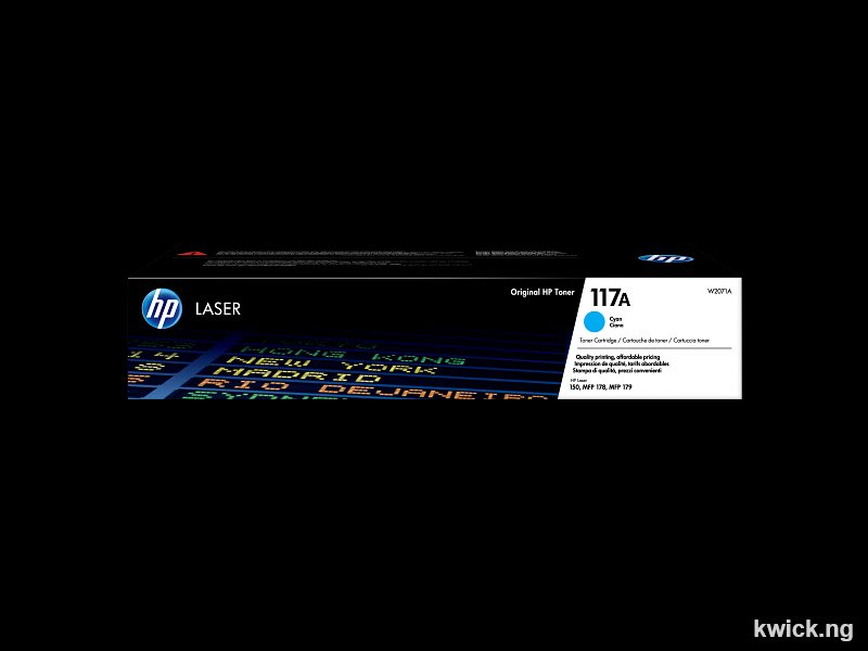 HP 117A Cyan Original Laser Toner Cartridge
