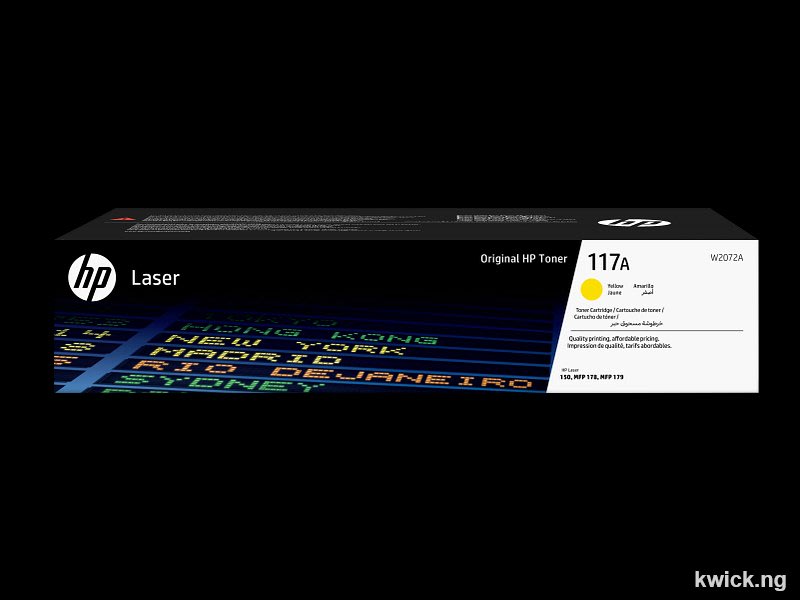 HP 117A Yellow Original Laser Toner Cartridge