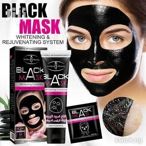 Aichun Beauty Black Facial Mask Brighteens Complex + Free Black Head