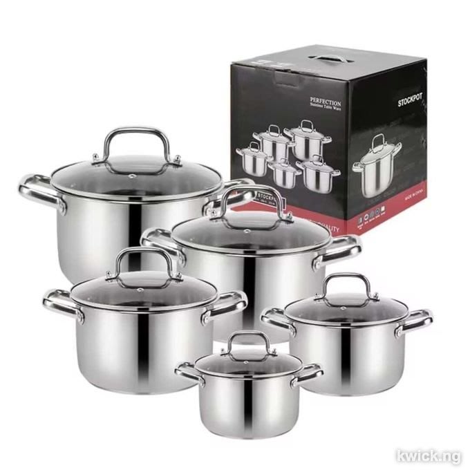 Share this product    Official Store JBF Nine 5PCS COOKWARE POT SET {DLB1810-2 }