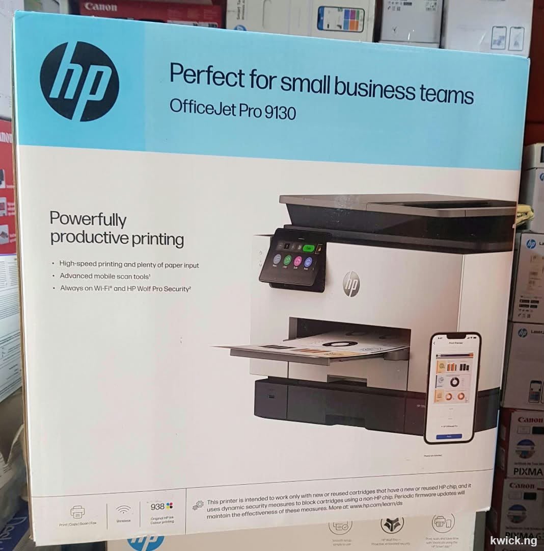 HP OfficeJet Pro 9130 All-in-One Printer