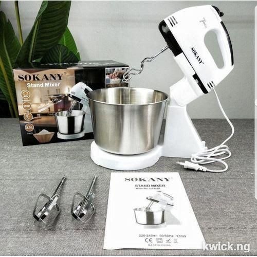Scarlett HAND MIXER/CAKE MIXER WITH BOWL 2L