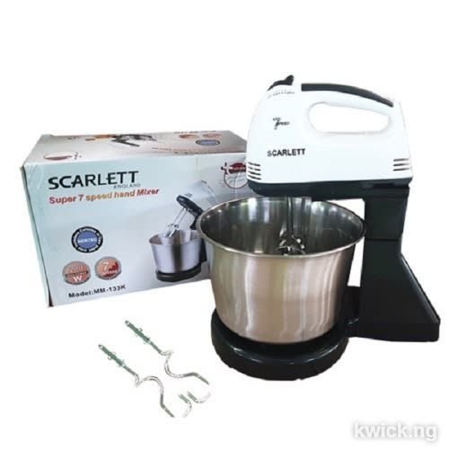 Scarlet Scarlet Super Electric Cake Stand Mixer With Bowl  Brand: Scarlet |