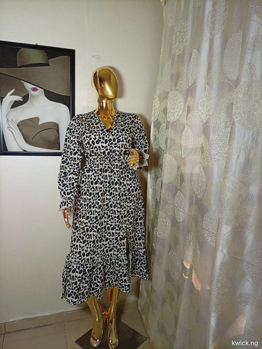 Animal skin dress