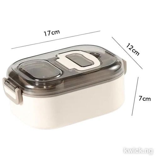 Children Different Compartments Stainless Steel Inner Lunch Box