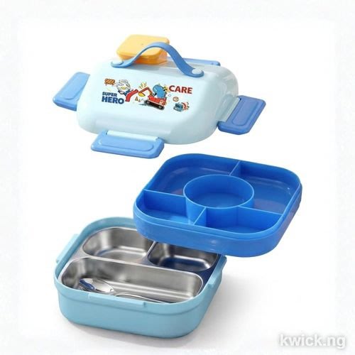 Children Super Hero Stainless Steel Lunch Box
