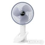 Synzida Portable Hanging Fan USB Rechargeable Desk Fan, Multifunctional Small Fan Can Hang or Stand, 3 Speed Adjustable Quiet Personal Fan for Bedroom, Office, Camping, Travel, Outdoor Cooling