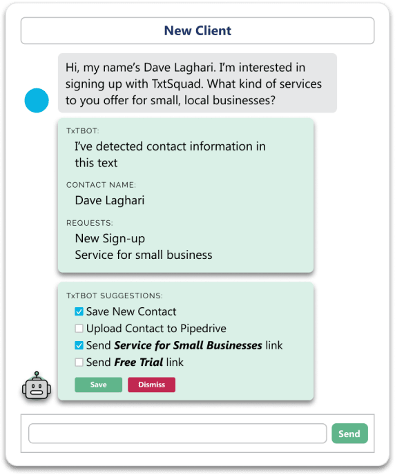 A Conversation with a customer