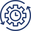 Clock Gear Icon