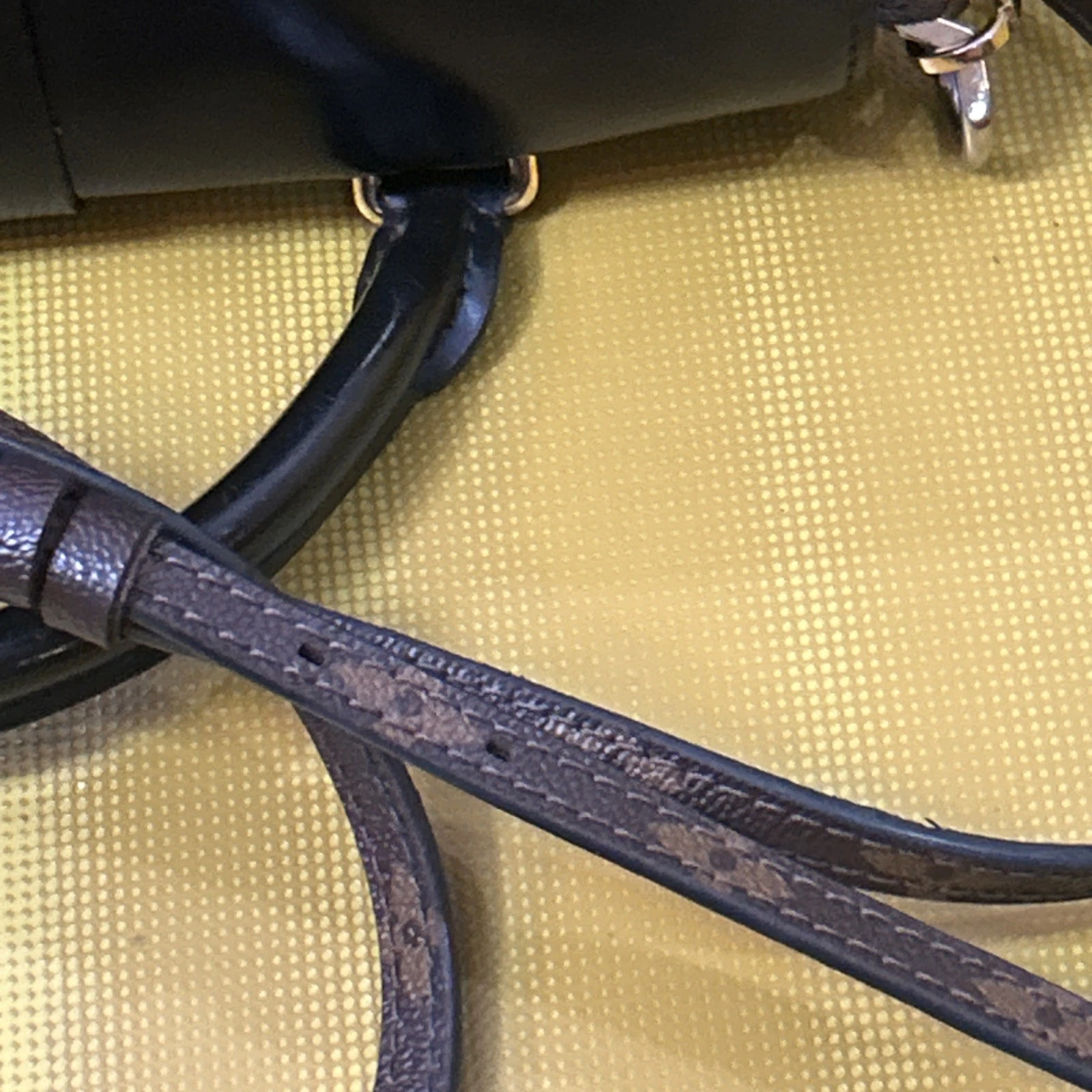 Louis Vuitton One Handle Flap Bag Monogram Canvas and Leather MM, view 9