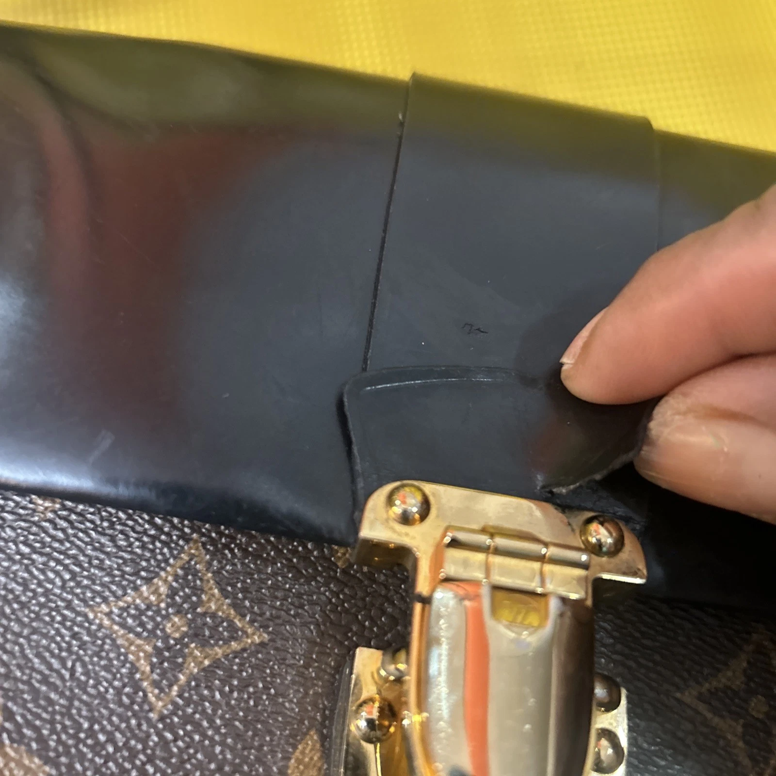 Louis Vuitton One Handle Flap Bag Monogram Canvas and Leather MM, view 16
