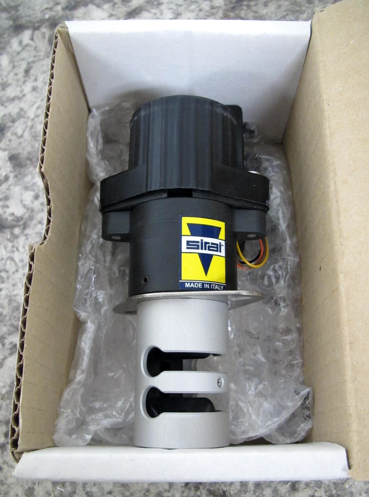 New Sirai / Asco S370XA01X1900VU 3-Way On/Off Stepper Motor Pinch Valve