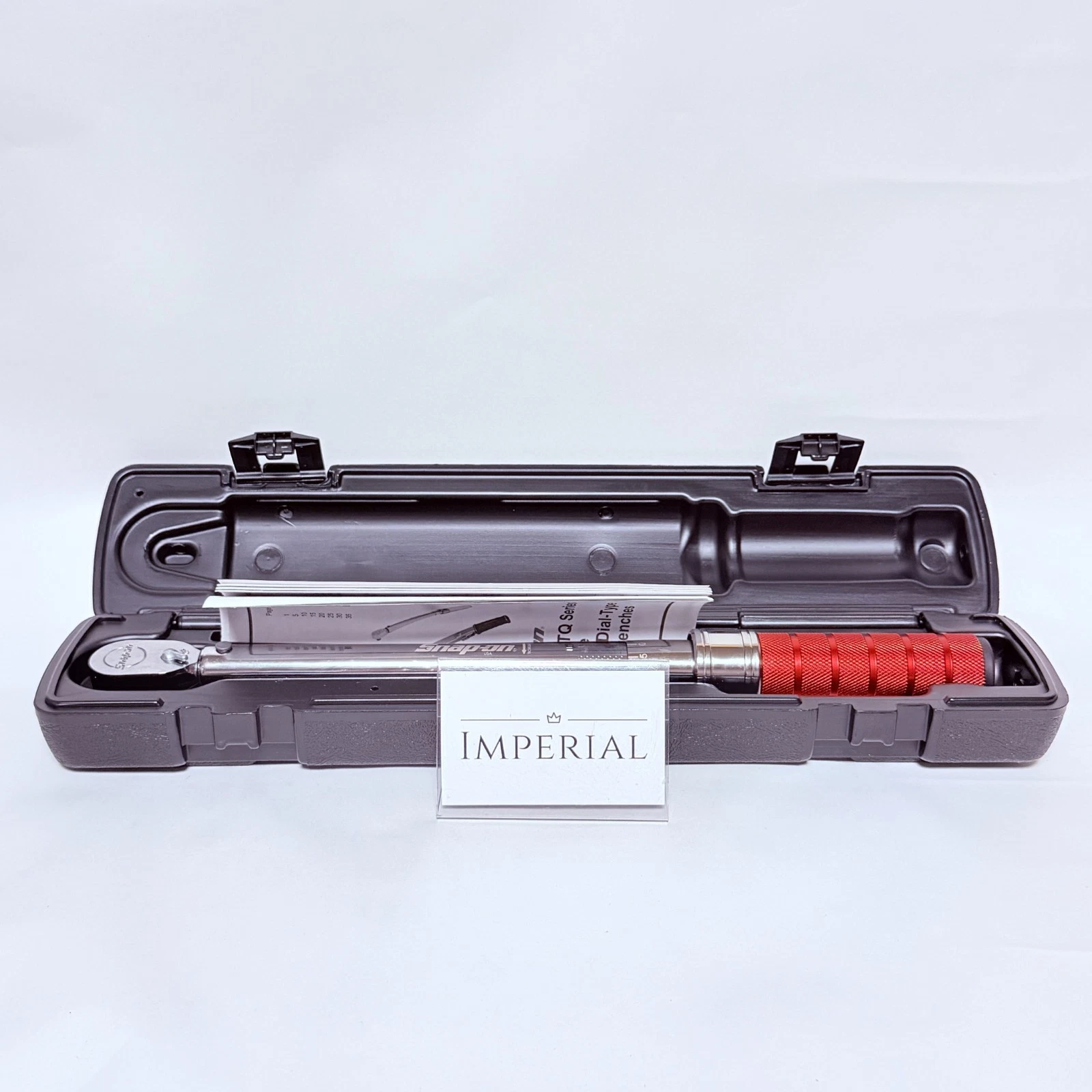 Snap-on QE2RN100R 3/8" Drive Adjustable Click-Type Torque Wrench Used