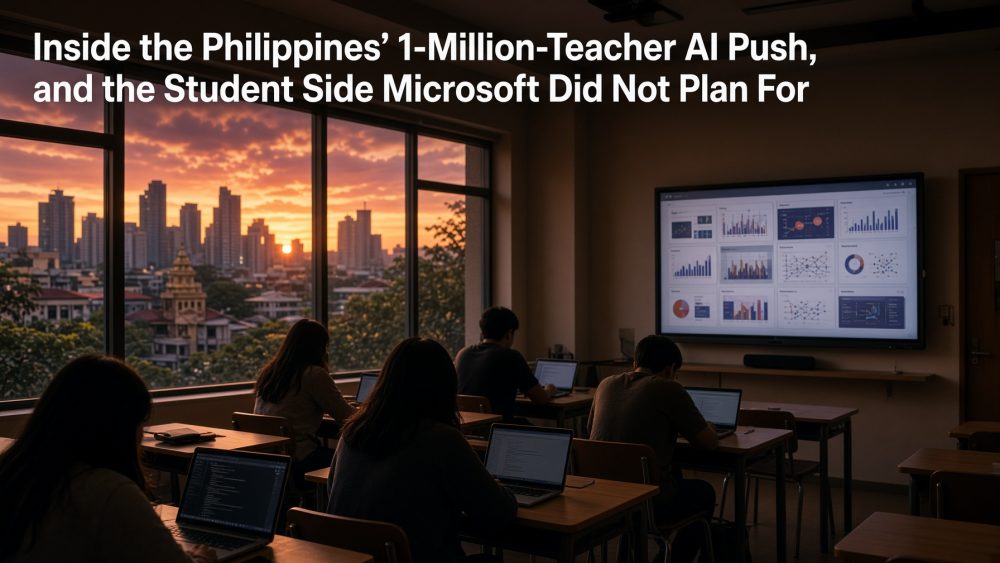Inside the Philippines' 1-Million-Teacher AI Push, and the Student Side Microsoft Did Not Plan For