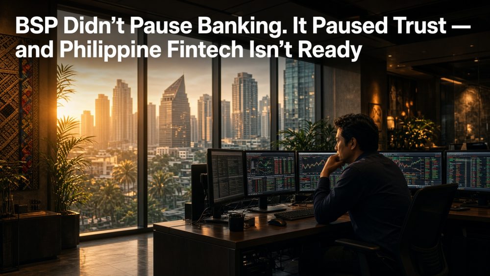 BSP Didn't Pause Banking. It Paused Trust — and Philippine Fintech Isn't Ready
