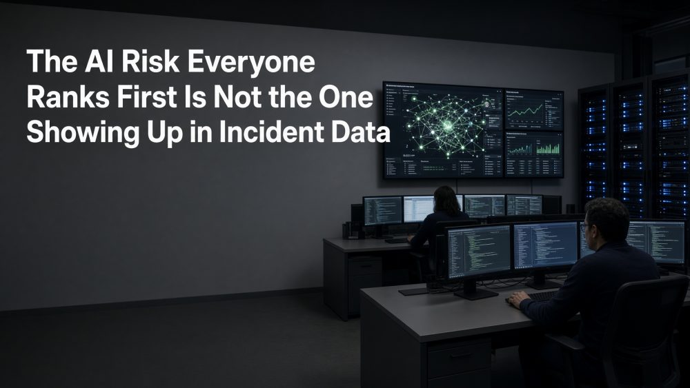 The AI Risk Everyone Ranks First Is Not the One Showing Up in Incident Data