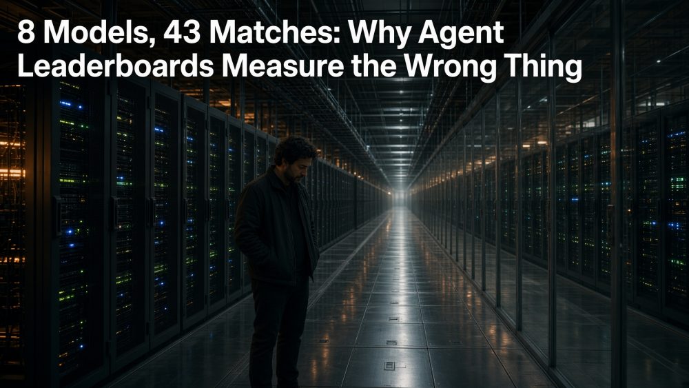 8 Models, 43 Matches: Why Agent Leaderboards Measure the Wrong Thing