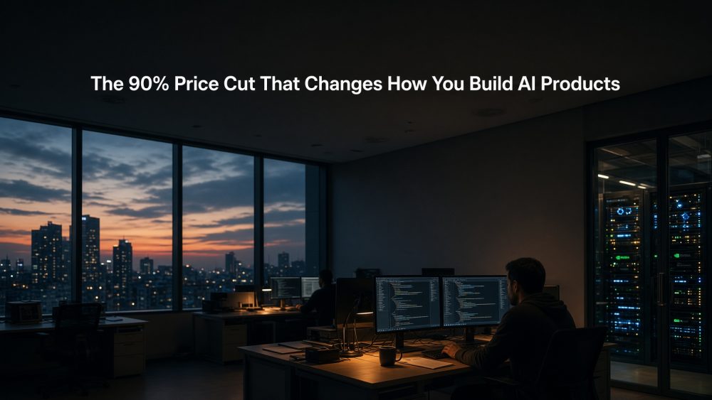 The 90% Price Cut That Changes How You Build AI Products