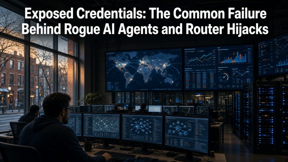 Exposed Credentials: The Common Failure Behind Rogue AI Agents and Router Hijacks