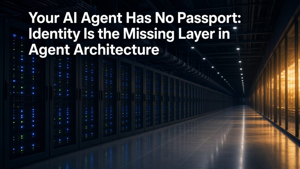 Your AI Agent Has No Passport: Identity Is the Missing Layer in Agent Architecture
