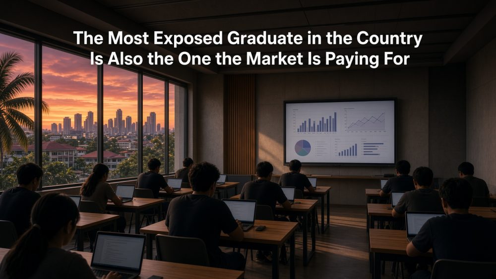 The Most Exposed Graduate in the Country Is Also the One the Market Is Paying For
