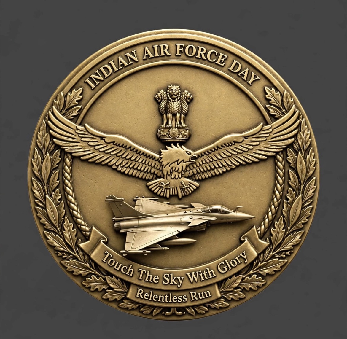 Indian Air Force Day Virtual Challenge 2026 official poster