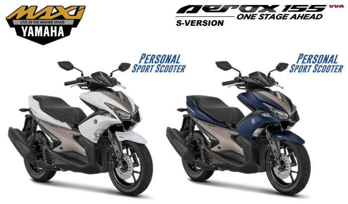 Yamaha Aerox  155  VVA  S  Version  Harga  dan Spesifikasi 