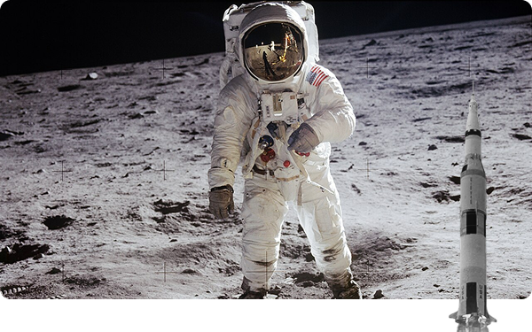 Astronauta na Lua
