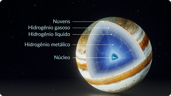 Camadas de Júpiter
