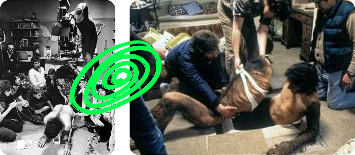 Cenas de gravação do Filme