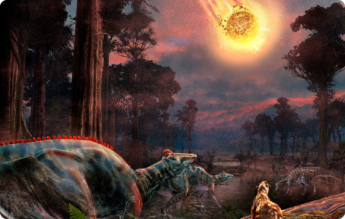 Pintura dos Dinossauros