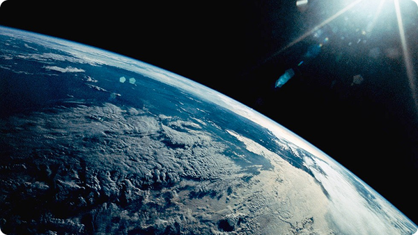 Terra na Imensidão do Universo
