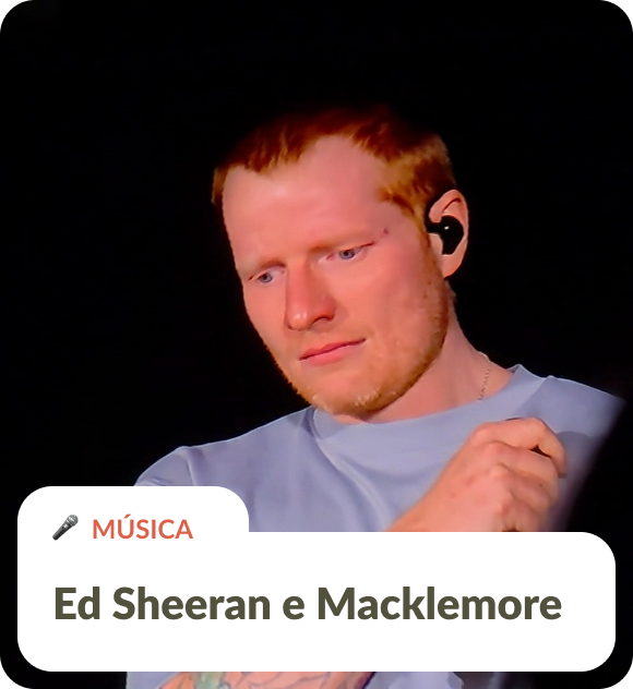 Ed Sheeran Chora em Show
