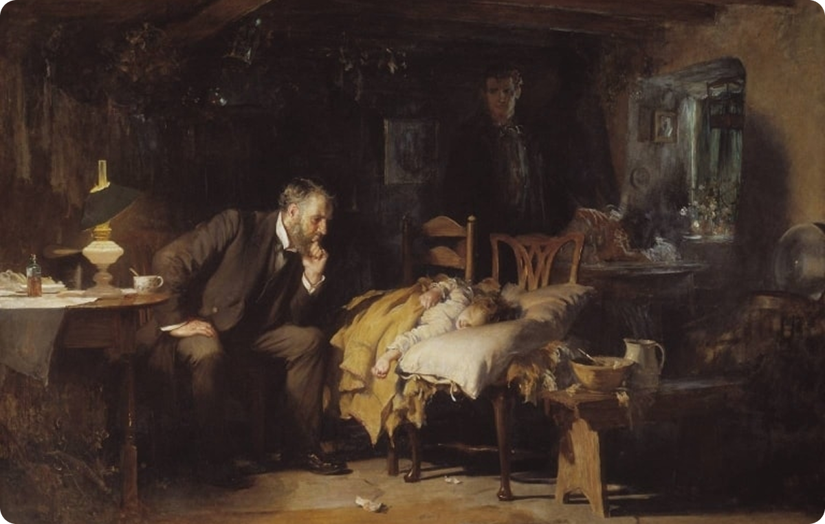 Médico ao lado de uma garota
