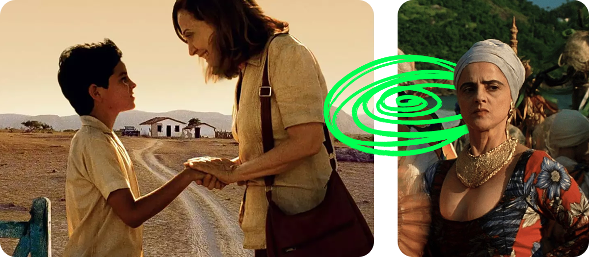 Imagens de Carlota Joaquina e Central do Brasil