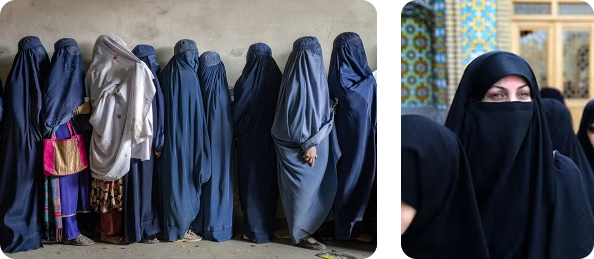 Mulheres no Afeganistão e no Irã