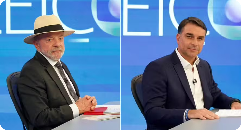 Lula e Bolsonaro em Entrevista