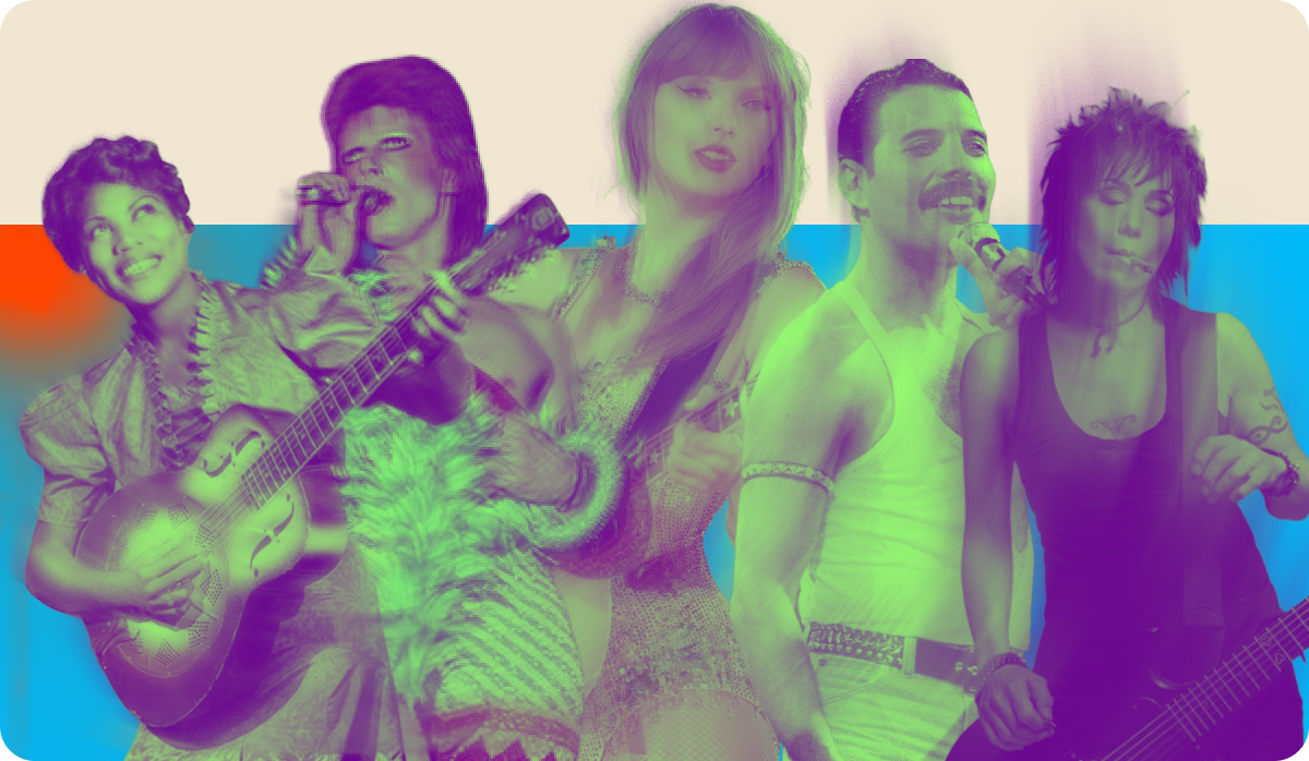 Artistas de diversos estilos diferentes