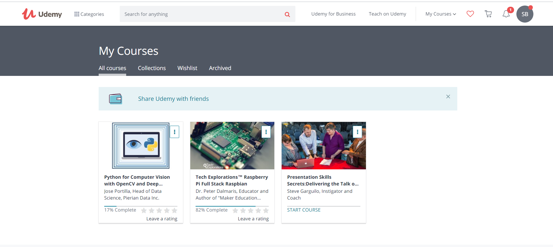 Udemy Python for Computer Vision and Tech Exploration By Raspi