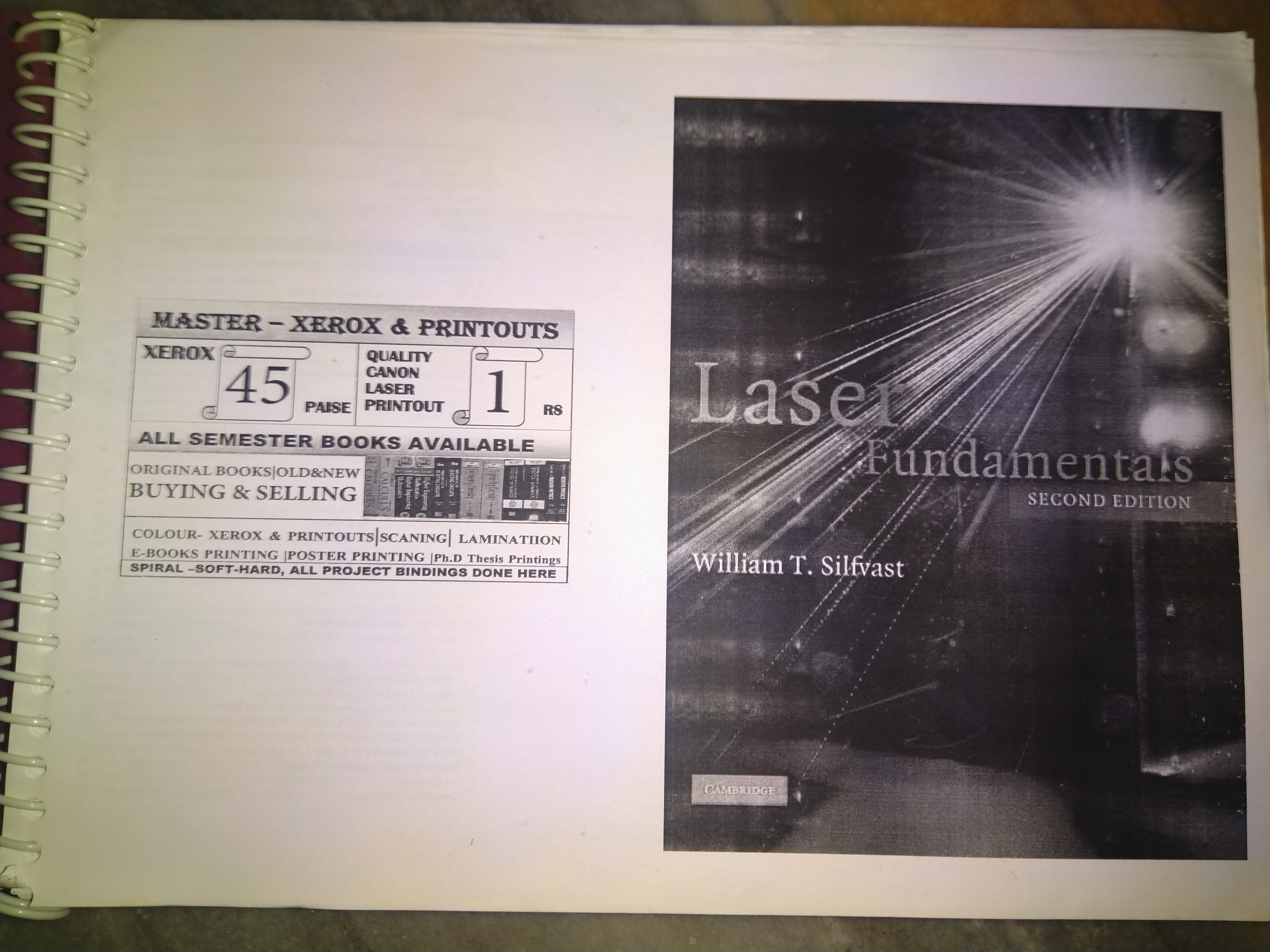 Laser fundamentals 2nd Edition, William T.Silfvast (Cambridge)