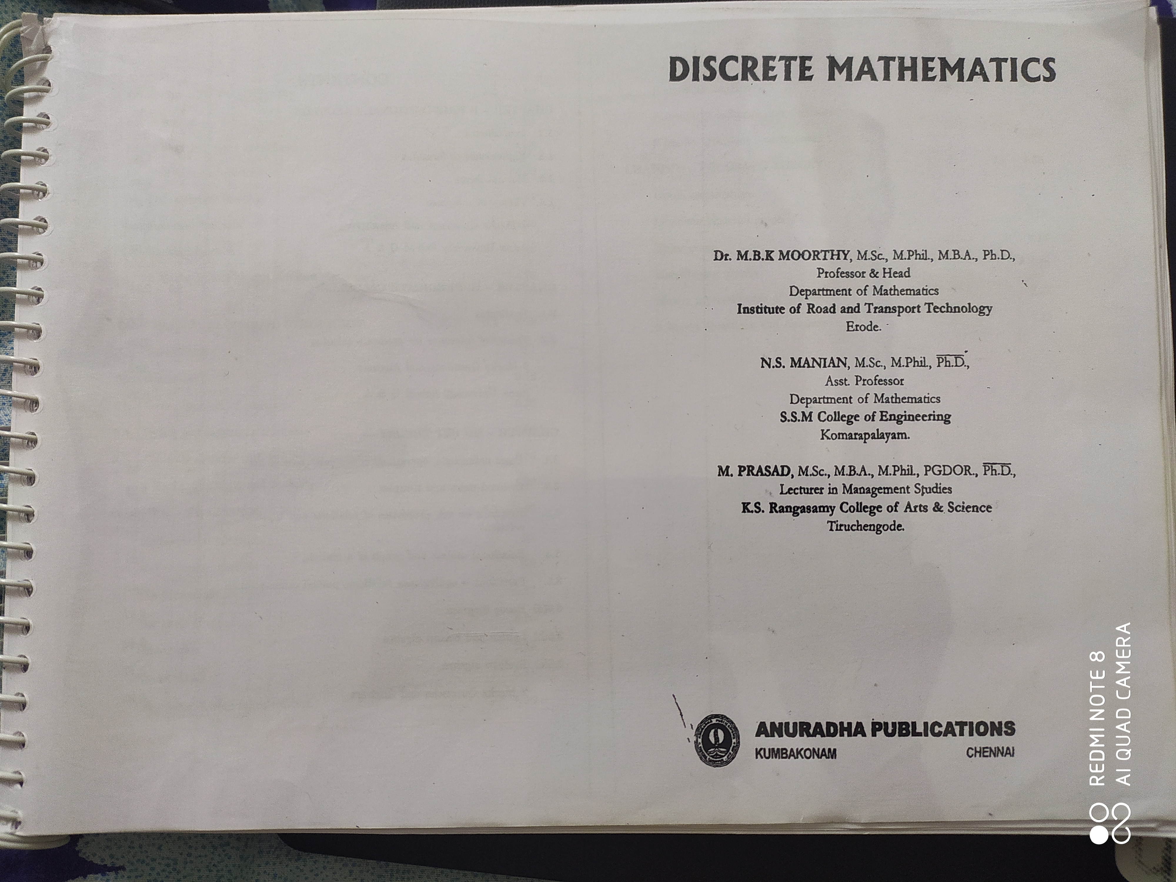 Discrete Mathematics
