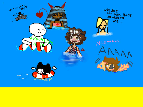 re:draw yourself at the beach  1 1 1 2
