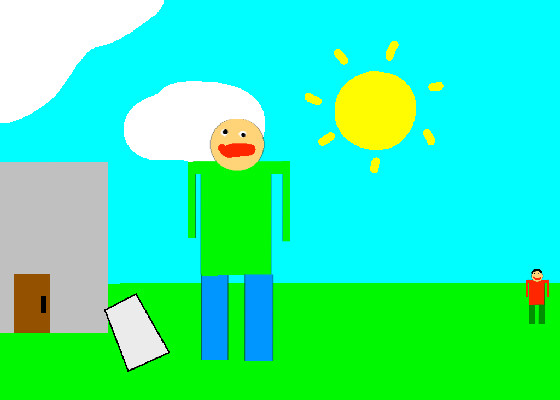 Talk to baldi