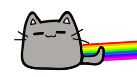 Rainbow Cat - 1st animation