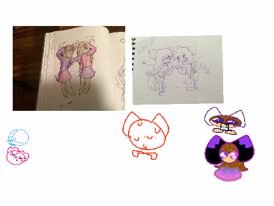 re:Twin Fanart 4 Pinky and Cutie cat! 1