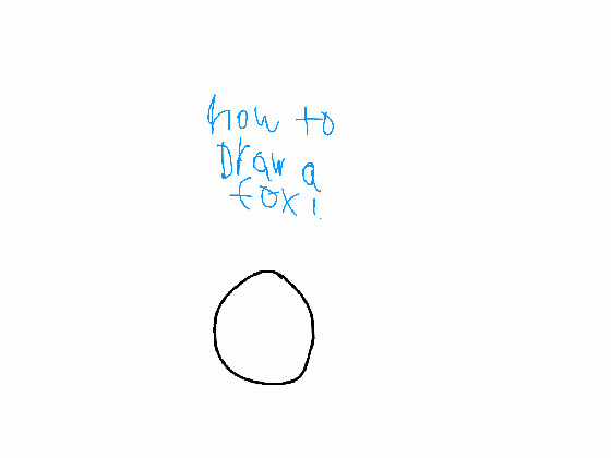 how to draw a fox