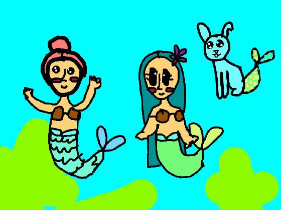 Mermaid party Animation