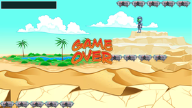 Drop Down Platformer Game