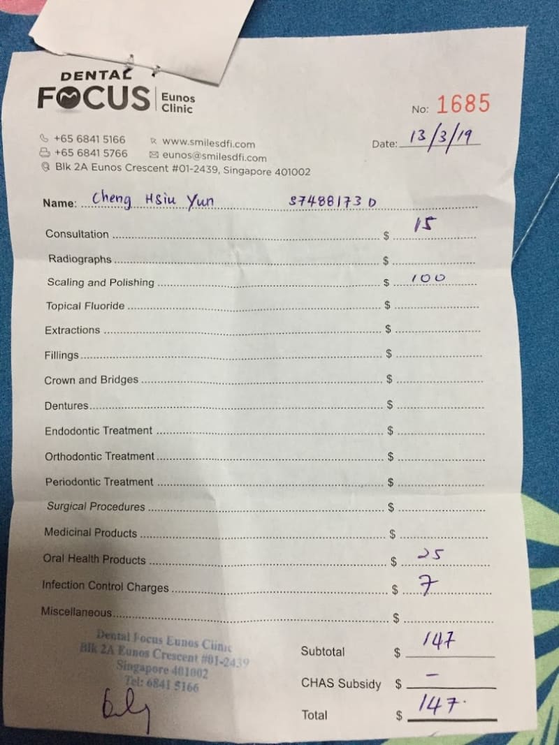 Photo 2 for Dental Focus Eunos Clinic