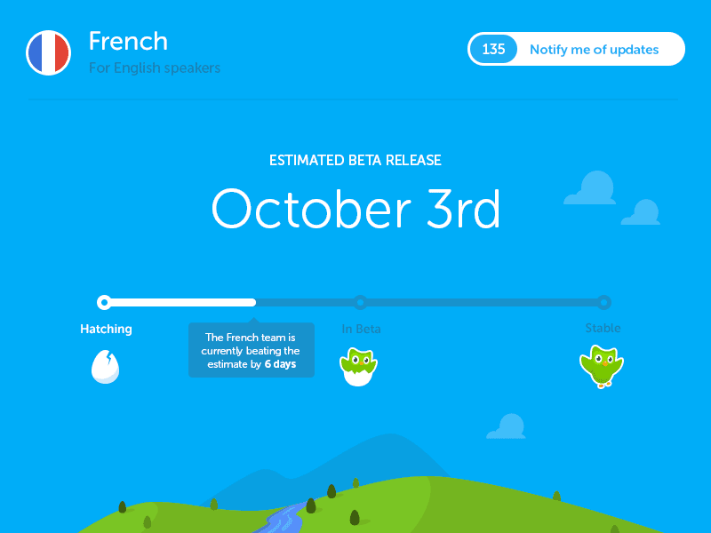 Duolingo Coming Soon Page